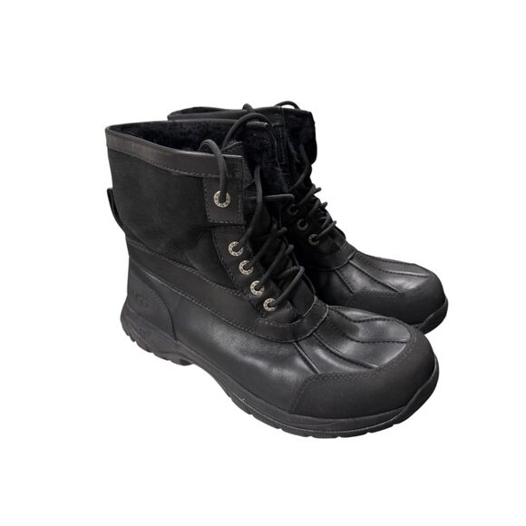 UGG Australia Adirondack II Men\'s Waterproof eVent Snow Boots - Black - Size 8.5 main image 8